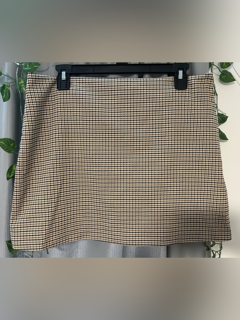 H&M plaid mini skirt